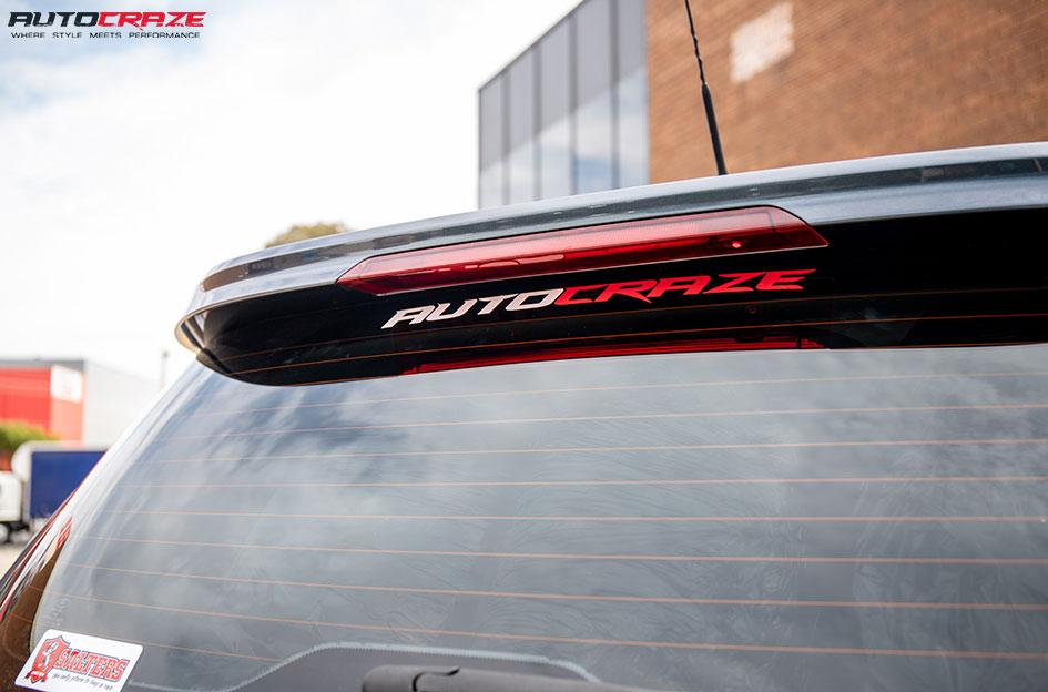 FORD EVEREST GD06 MATTE BLACK MACHINED FACE WITH DARK MATTE TINT